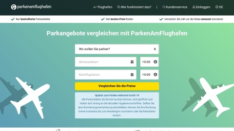 Reviews over ParkenAmFlughafen