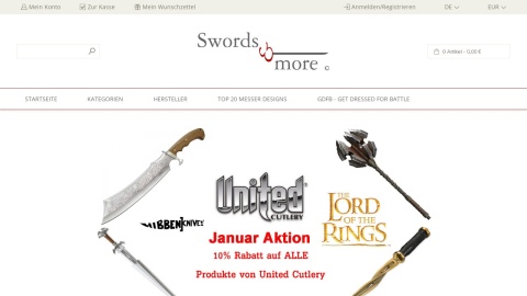 Reviews over Swords and more
