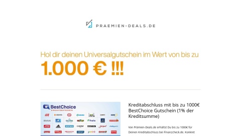 Reviews over Praemien-deals.de