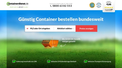 Reviews over Containerdienst.de