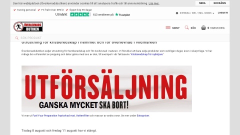 Reviews over Överlevnadsbutiken.se