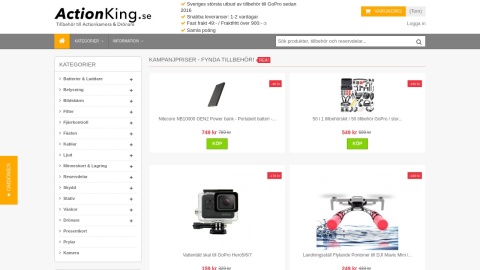 Reviews over Actionking.se