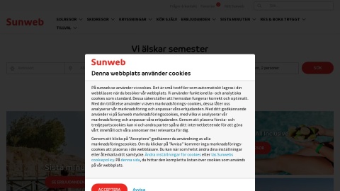 Reviews over Sunwebresor.se-Solsemester