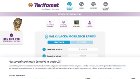 Reviews over Tarifomat.cz