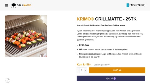 Reviews over Grillmatte