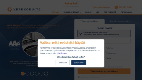 Reviews over Verkkokulta.fi
