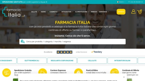 Reviews over FarmaciaItalia