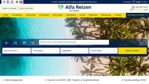 Reviews over alfareizen