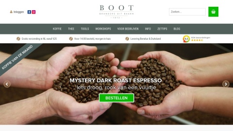 Reviews over Bootkoffie