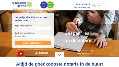 Reviews over DeGoedkoopsteNotaris.nl