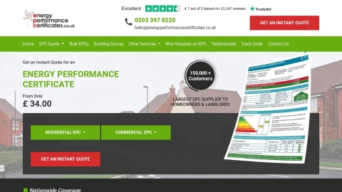 Reviews over Energy Performance Certificates