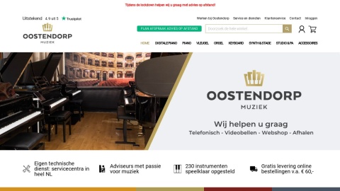 Reviews over Oostendorp Muziek