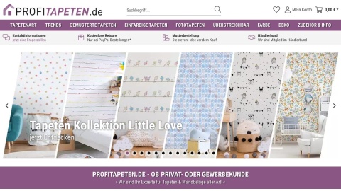 Reviews over Profitapeten.de