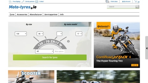 Reviews over Moto-tyres.ie
