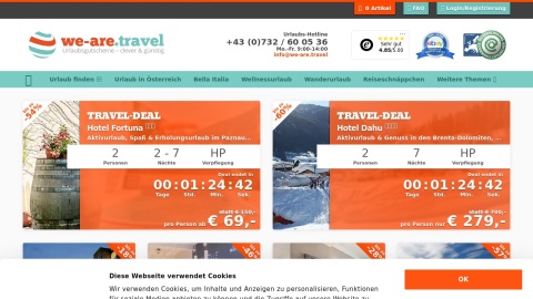 Reviews over We-are.travelDE/AT