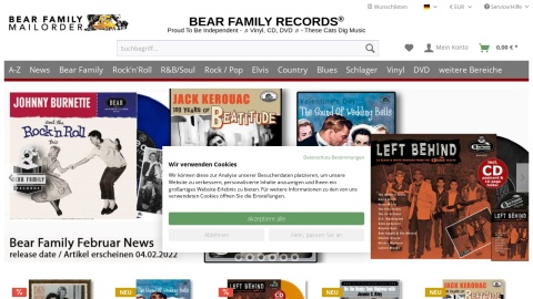 Reviews over Bear Family Records