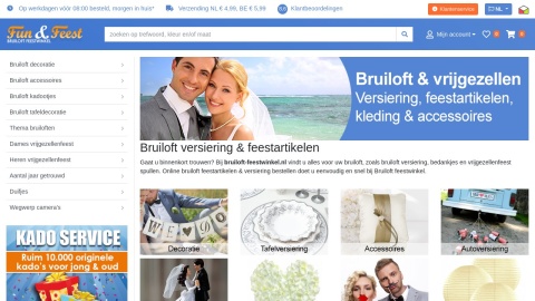 Reviews over Bruiloft-feestwinkel.nl