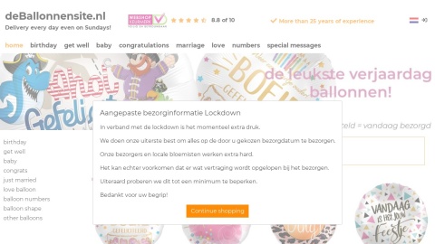 Reviews over DeBallonnensite.nl