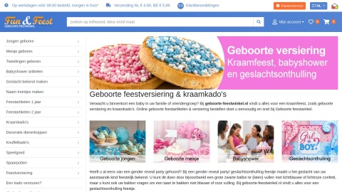 Reviews over Geboorte-feestwinkel.nl