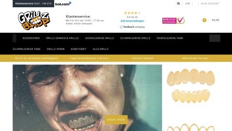 Reviews over GrillzShop.nl