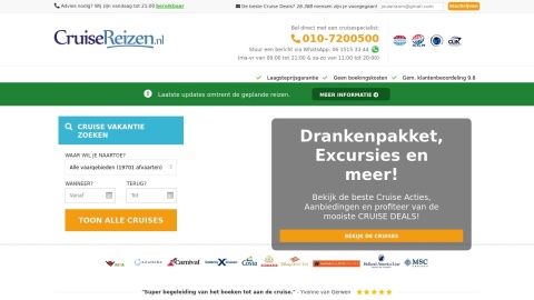 Reviews over CruiseReizen.nl