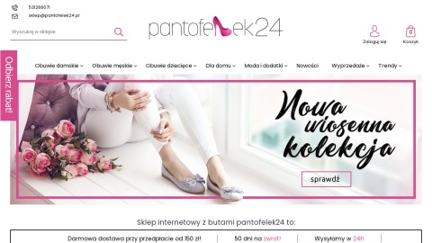 Reviews over Pantofelek24.pl