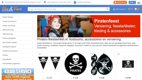 Reviews over Piraten-feestwinkel.nl