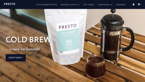 Reviews over Presto Coffee
