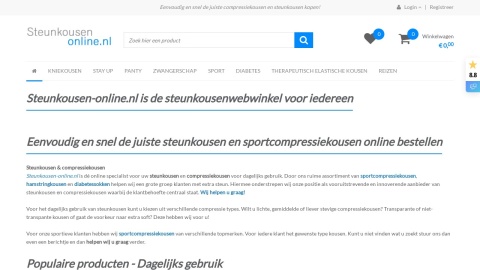 Reviews over Steunkousen-Online.nl