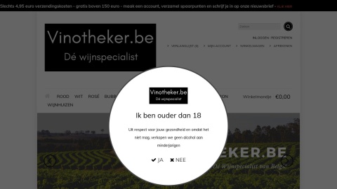 Reviews over Vinotheker.be