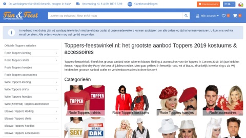 Reviews over Toppers-feestwinkel.nl