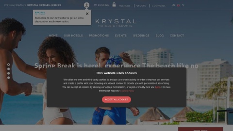 Reviews over Krystal-GrupoHoteleroSantaFe(US)