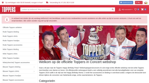Reviews over Webshoptoppersinconcert.nl