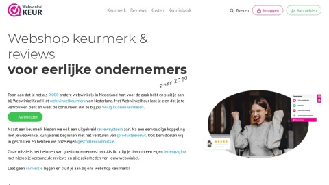 Reviews over WebwinkelKeur