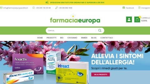 Reviews over FarmaciaEuropa